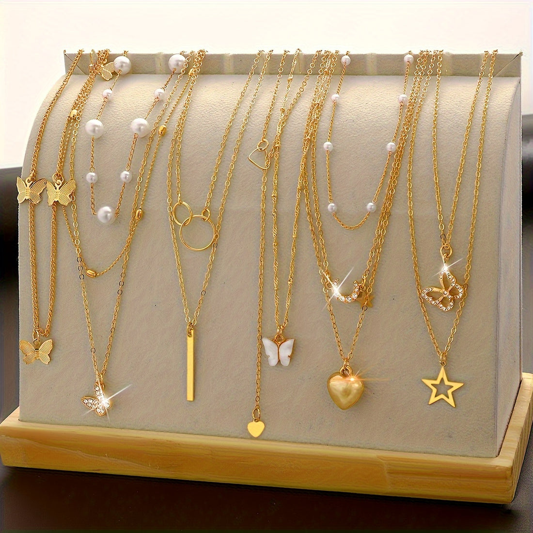 11 pcs Necklace Set for Women