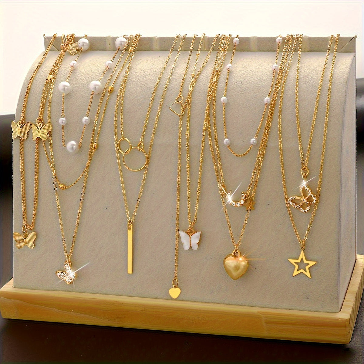 11 pcs Necklace Set for Women