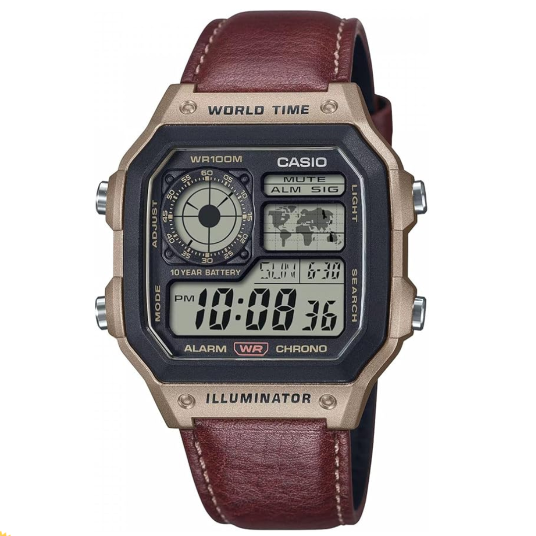 Casio AE-1200WHL-5AVEF – Classic Leather Digital Watch