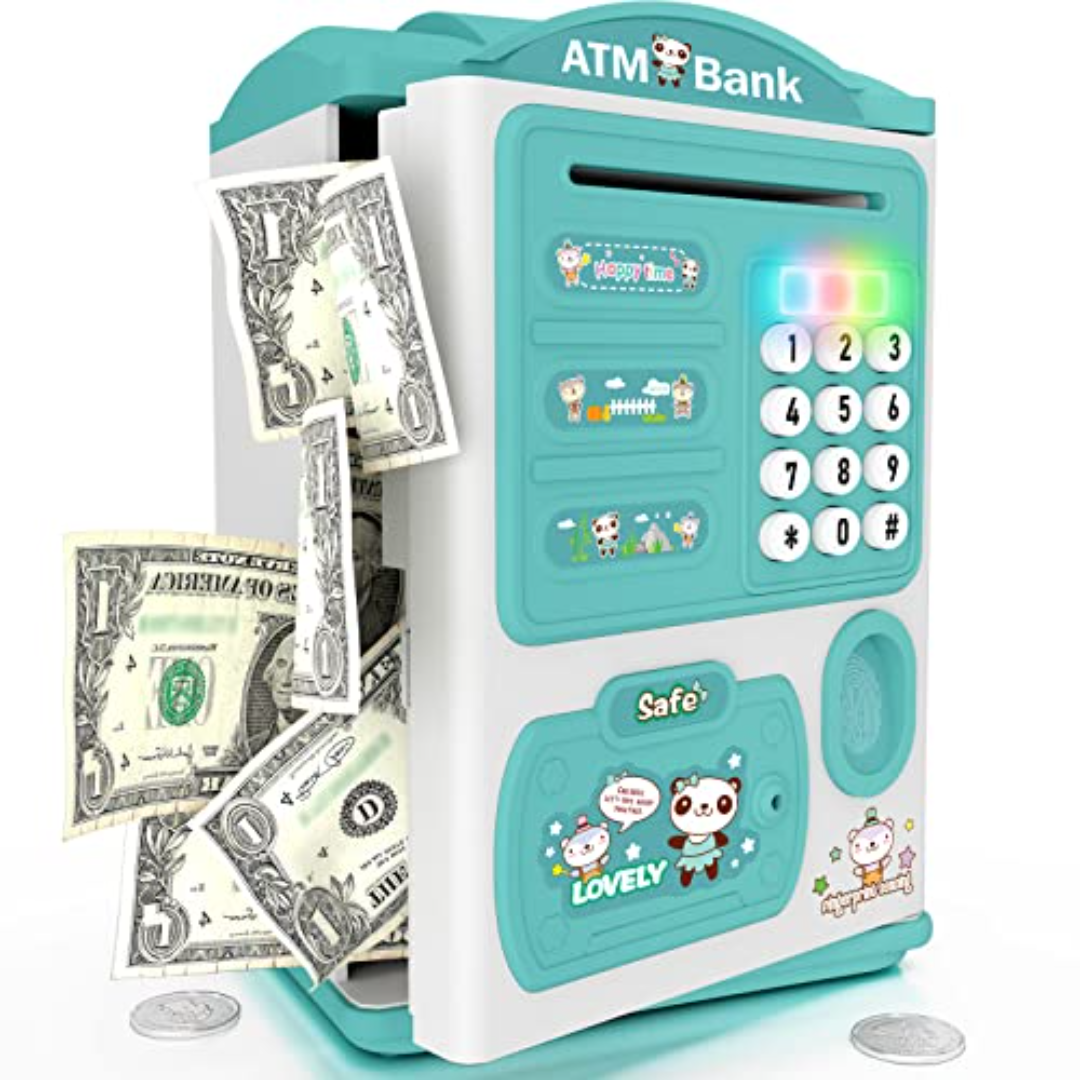Mini ATM Bank / Electronic Money Saving Box for Kids
